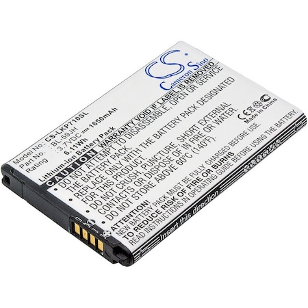 Bsc Preferred Verizon ENACT Lucid 2 VS870 1650mAh Mobile Phone Replacement Battery CS-LKP710SL.2